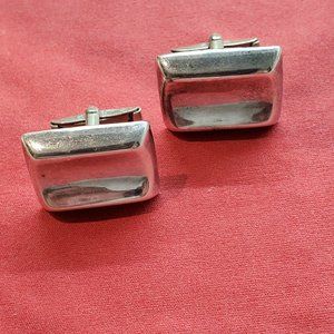 STERLING SILVER CLASSIC CUFF LINKS